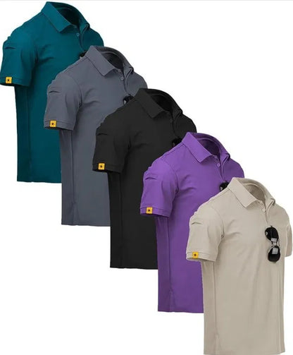 Pack of 5 Polo T-Shirts for Men | Accedoria